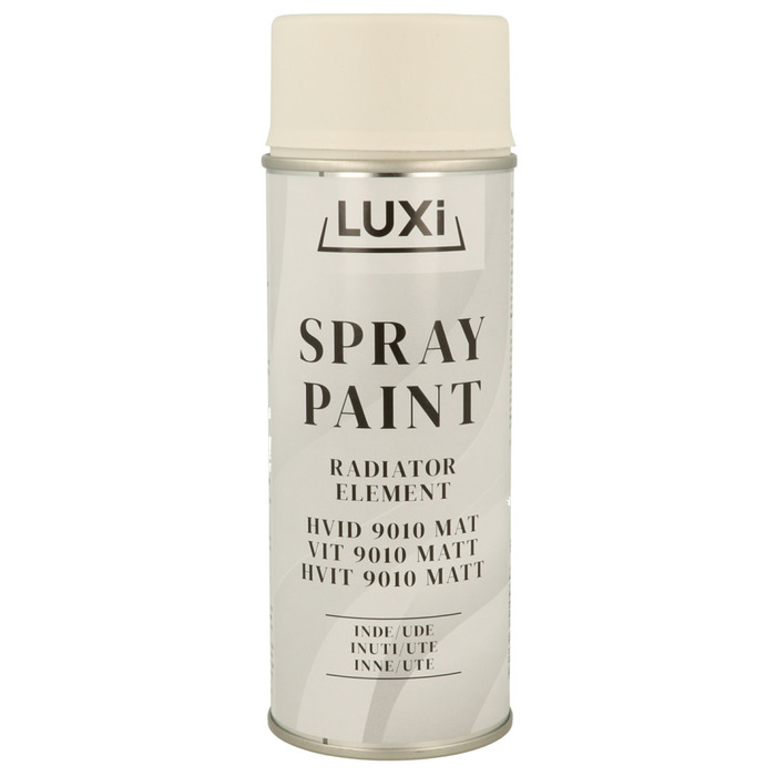 Radiatorspray Hvid Mat - Luxi