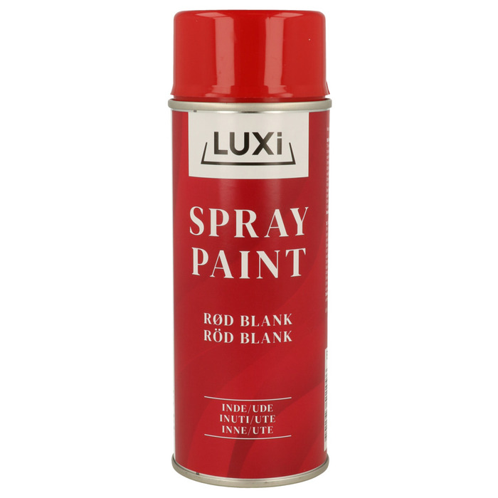 Spraymaling Rød Blank - Luxi