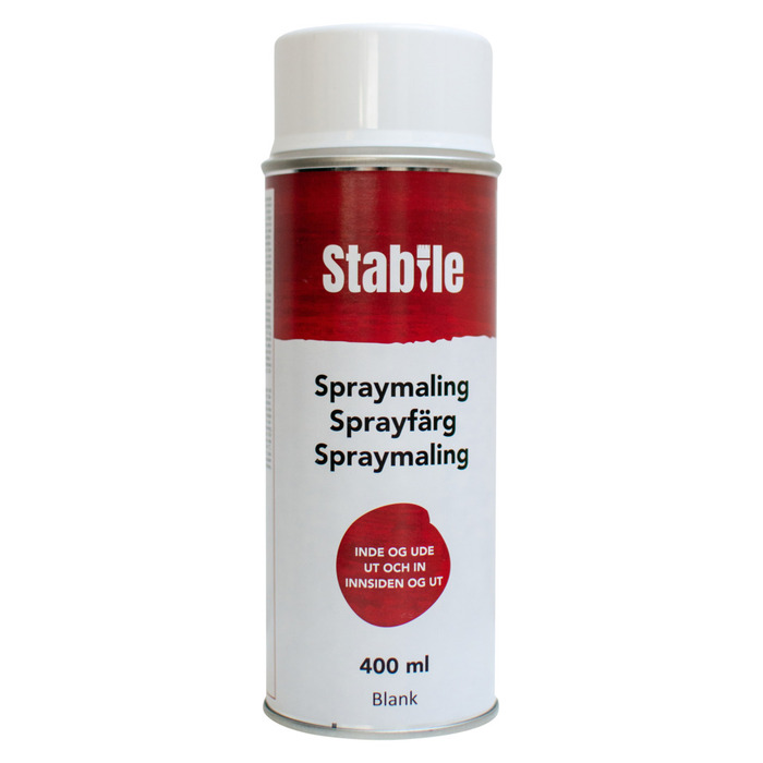 Spraymaling Hvid Blank - Stabile