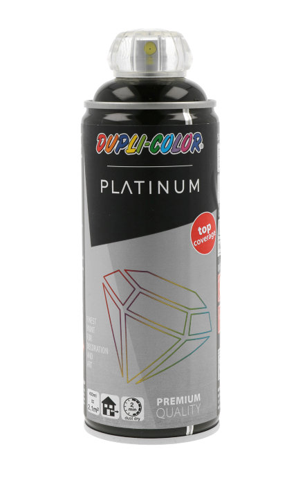 Dupli-color Platinum Spraymaling Sort Blank 400 Ml