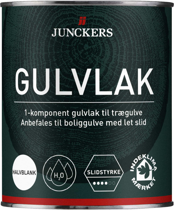 Junckers Gulvlak Halvblank Vandbaseret 2,5 Liter