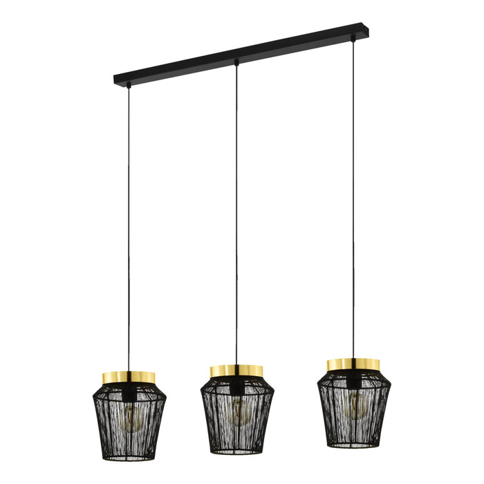 Eglo Escandidos Langbordspendel Sort/guld L92 X H110 Cm