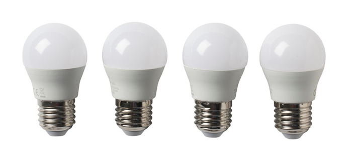 Led-pære Krone 4,2 W E27 4-pk.