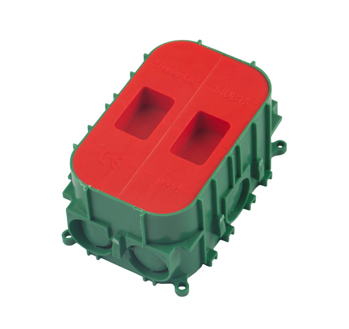 Indmuringsdåse T/stikkontakt 1,5-modul - Elworks