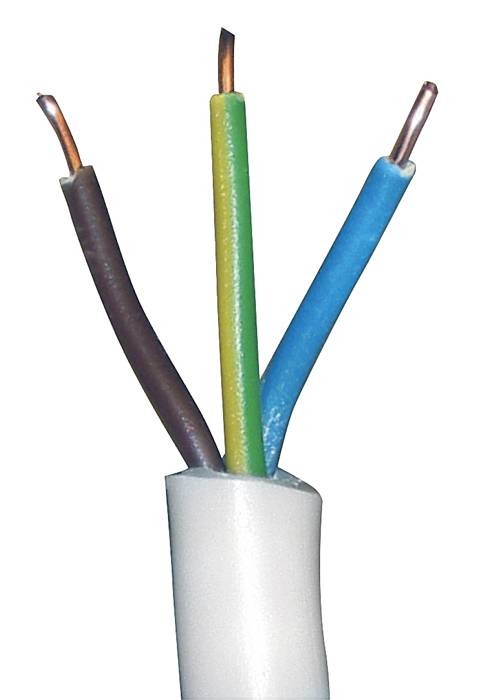 Halogenfrit Installationskabel 3 X 1,5 Mm² 50 M