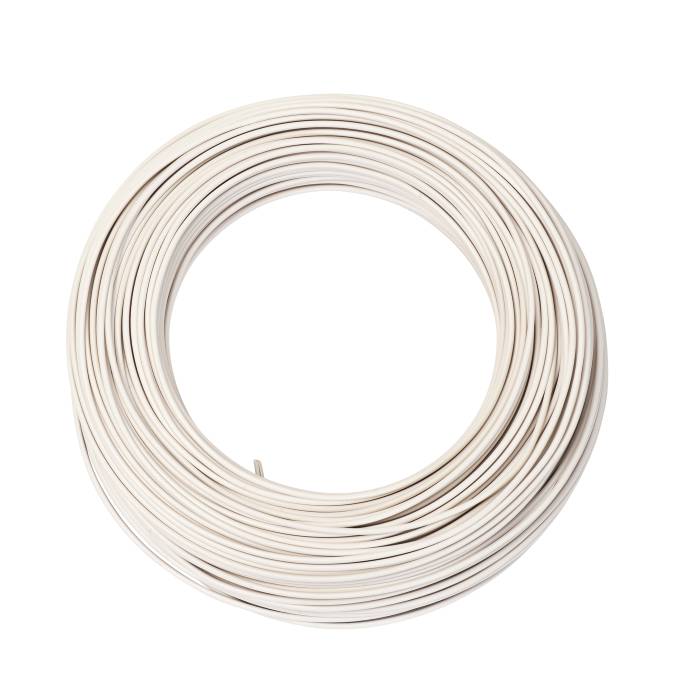 Installationsledning Hvid 1 X 1,5 Mm² 100 Meter