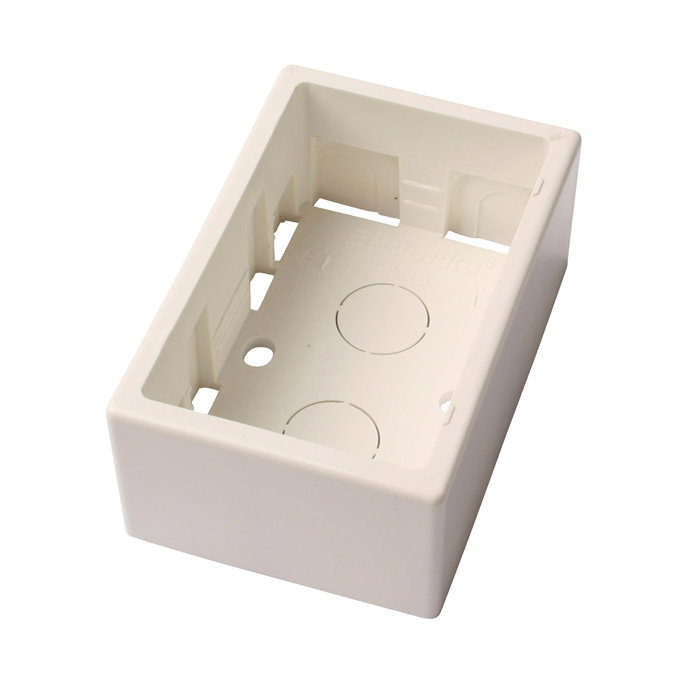 Underlag T/stikkontakt Hvid 1,5-modul - Elworks