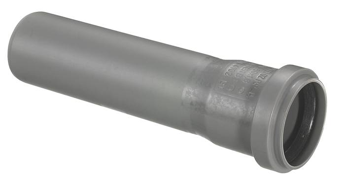 PP afløbsrør grå 50 mm x 1000 mm | Køb hos jem & fix