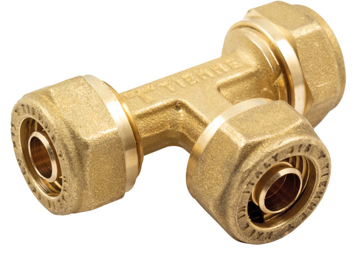 T-klemring til PEX rør messing 15 x 15 x 15 mm | jem & fix