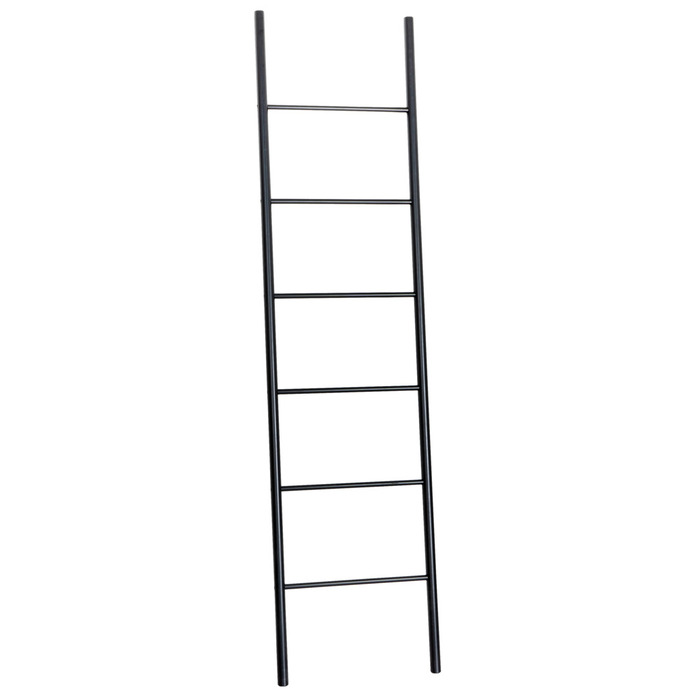 Håndklædestige Bambus Sort 180 X 45 Cm