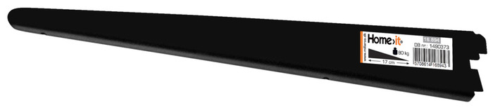 Hylleknekt t/Rack system 17 cm svart