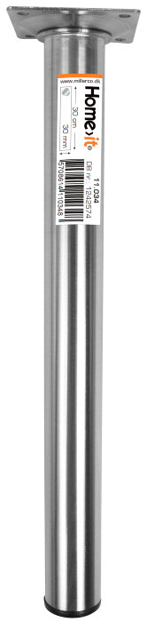 Bordbein Ø30 mm x 30 cm stål