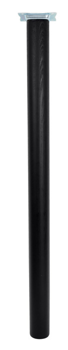 Bordben Ø55 mm x 80 cm bøk/svart