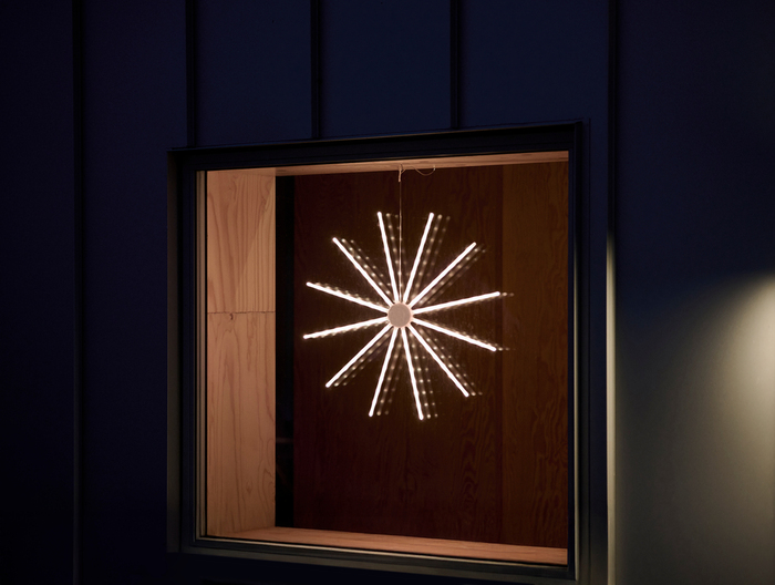 LED-stjerne 96 LED flerfarget Ø60 cm