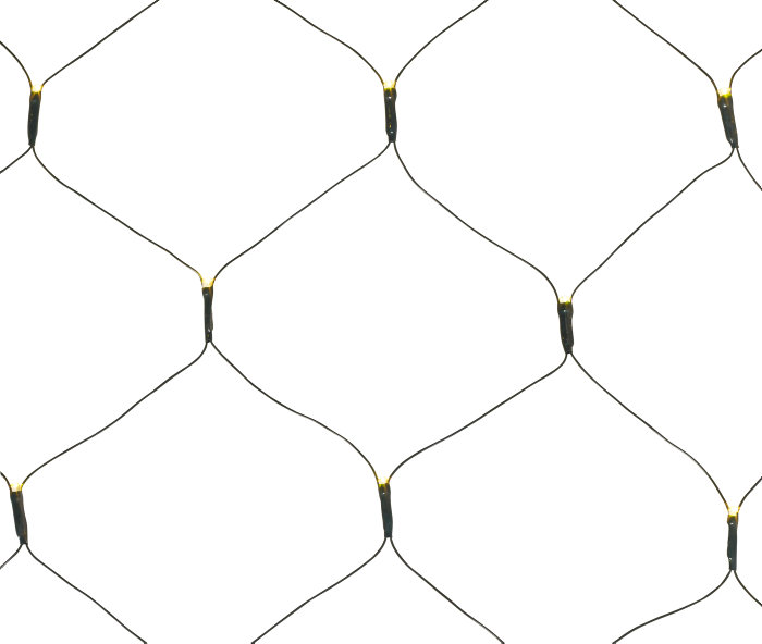 Lysnett m/timer 200 LED-pærer 1,2 x 2 meter