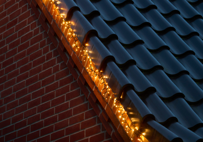 Klyngelys Basis 500 LED varm hvit/rav 10 meter