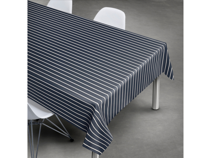 Voksduk blå striper 140 × 250 cm