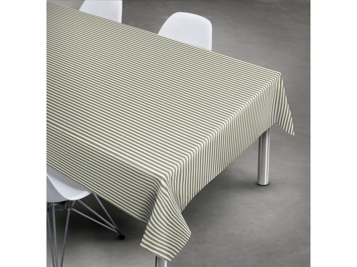 Voksduk grønne striper 140 × 250 cm