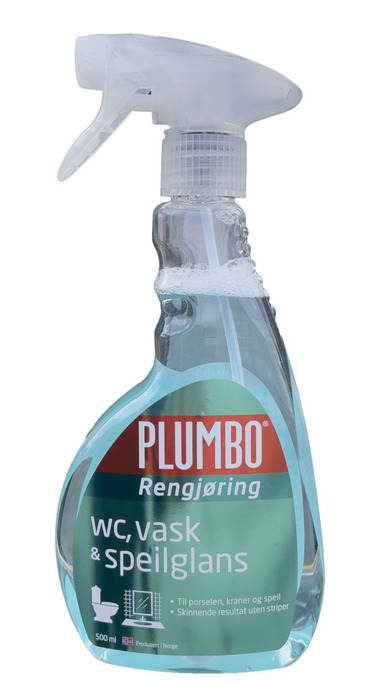 Plumbo WC, vask og speilrens 0,5 liter