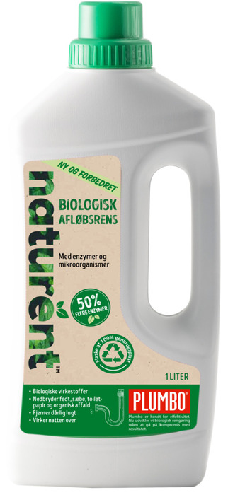 Plumbo avløpsrens naturent bio 1 liter