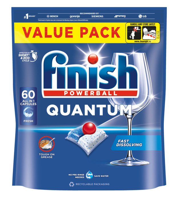 Oppvasktabletter Finish All-in-1 60 stk