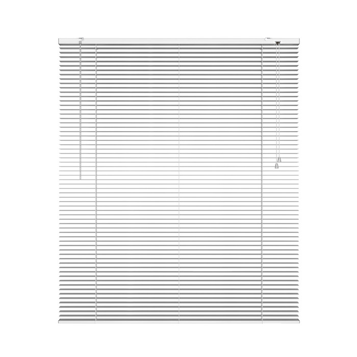 Persienne aluminium hvit 140 x 130 cm