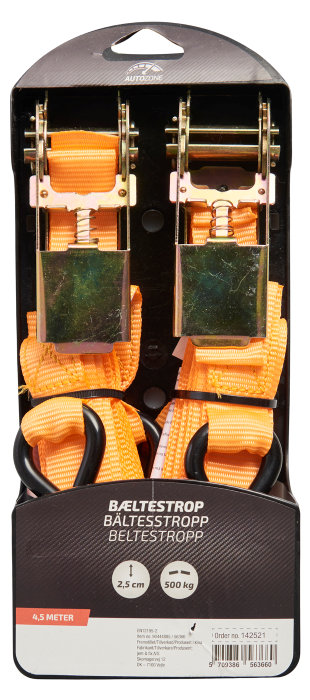 9044885 Lastestropp 25 mm x 4,5 meter 2 stk. - Autozone | jem & fix