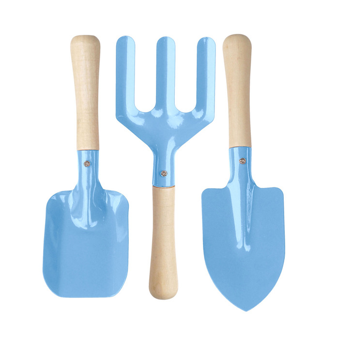 Hageredskaper til barn 3-pk. blå – Garden®