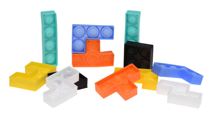 Pop It fidget figurer 12 stk.