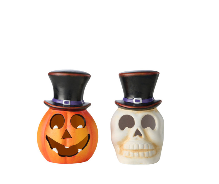 Halloween dekorasjon m/LED 14 cm