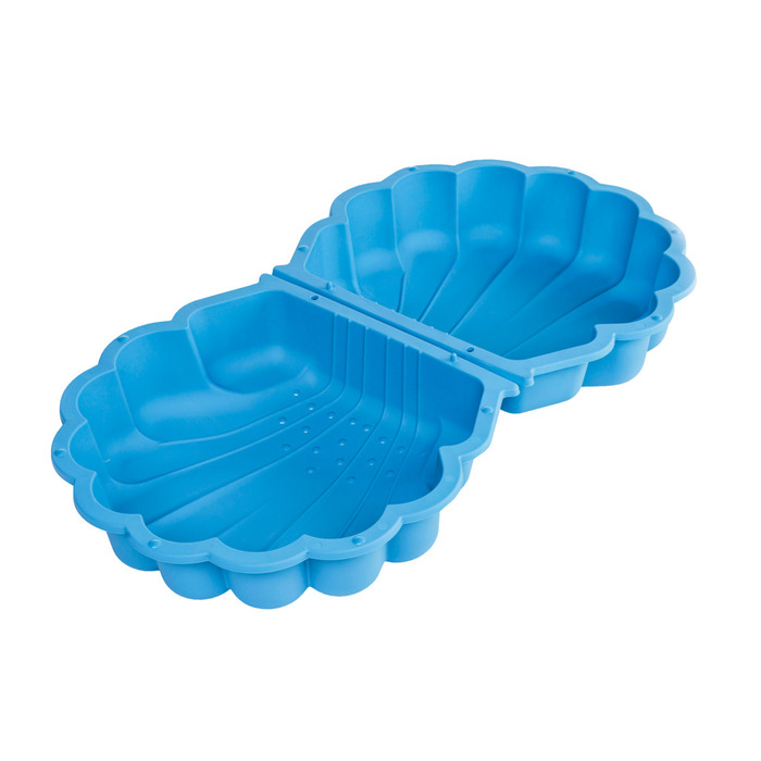 Sandkasse musling 2 deler blå - Paradiso Toys