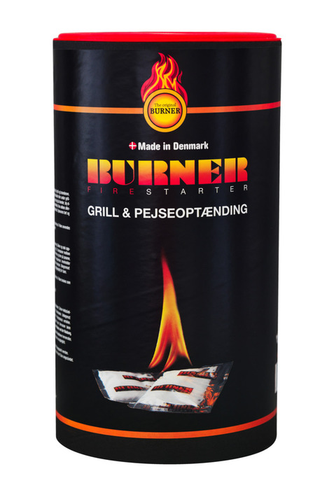 Tennposer Burner Firestarter peistønne - 100 stk