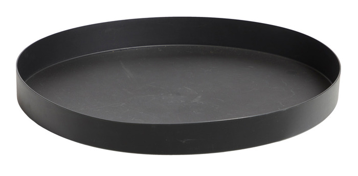 Vannspeil Ø57 cm svart – Garden®