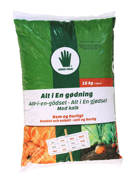 Grønne Fingre® alt-i-en gjødsel 15 kg