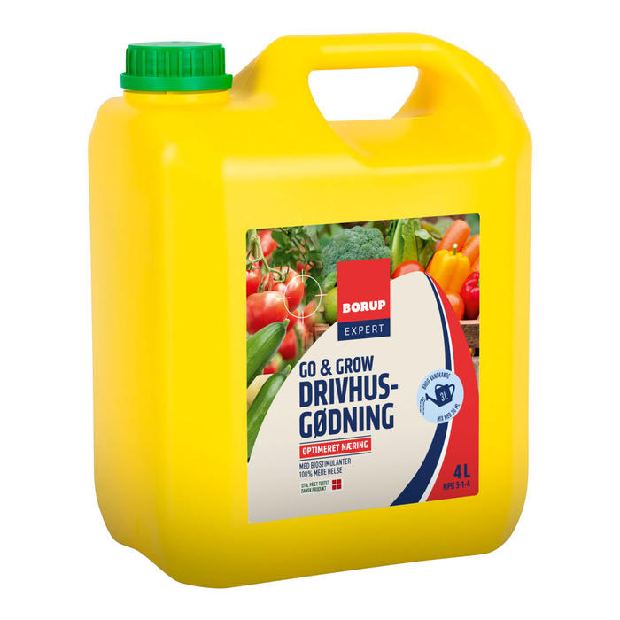 Borup Expert Go & Grow drivhusgjødsel 4 liter | jem & fix