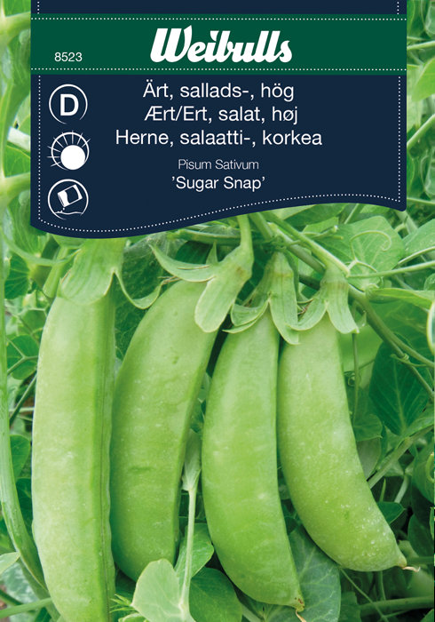 Sukkerert, høy 'Sugar Snap'