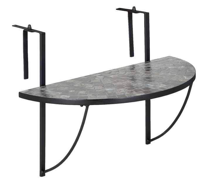 Hengende balkongbord Rom mosaikk 70 x 36 cm - Sunlife®