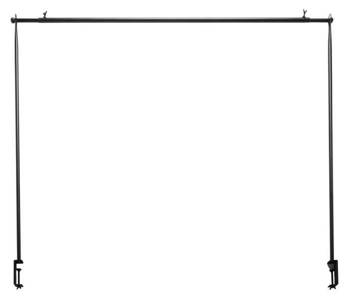 Dekorasjonsstativ Utah 130–250 x 110 cm svart – Sunlife®