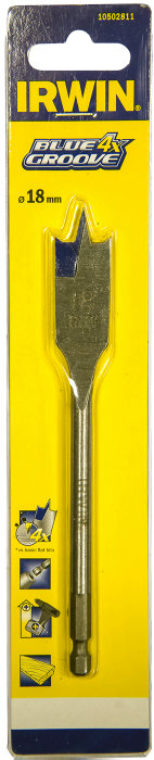 Flatbor til tre 18x157 mm