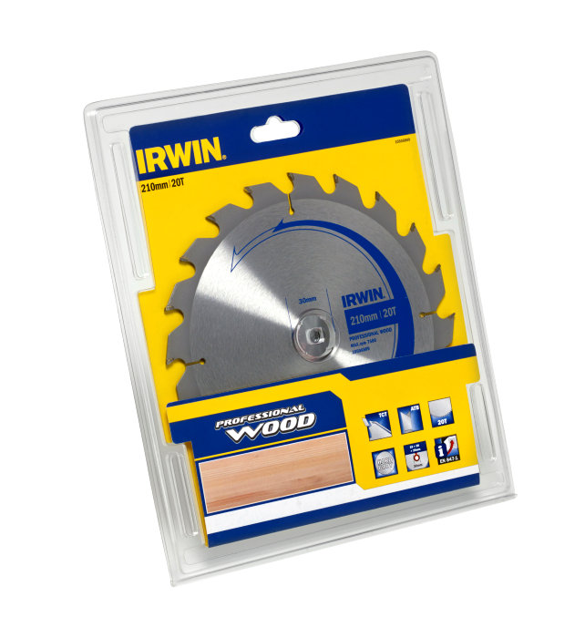 Irwin sirkelsagblad Ø210 x 30 mm - 20T