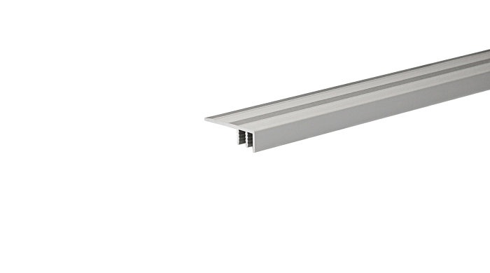 Gulvprofil aluminium - 2 x 30 mm x 1,8 meter