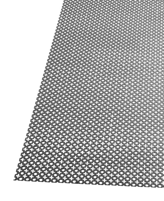Stålplate med perforering - 1 x 500 x 400 mm | jem & fix