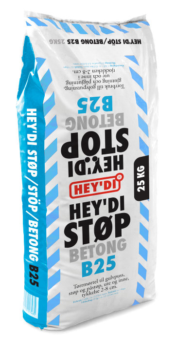 Hey'di Støp B25 25 kg | Kjøp hos jem & fix