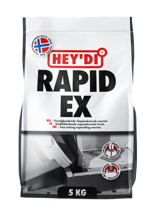 Hey'di Rapix EX mørtel 5 kg