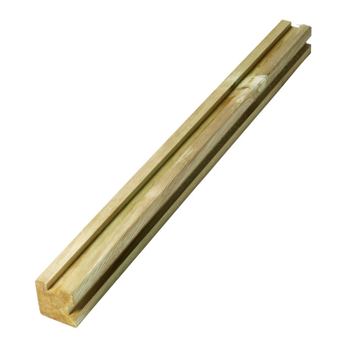 H-hjørnestolpe impregnert 85 x 85 x 2700 mm