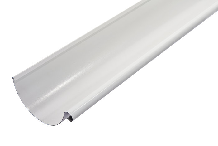 Takrenne 125 x 2500 mm hvit