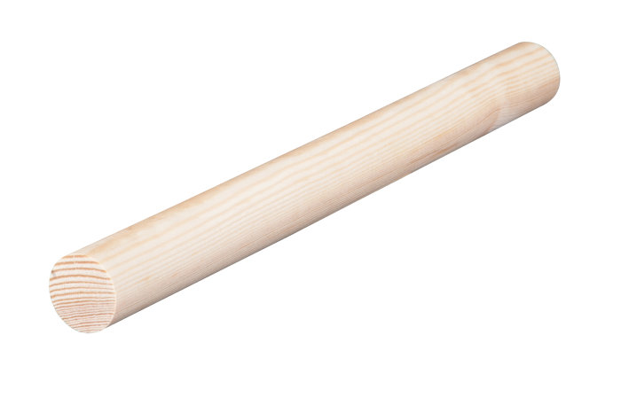 Furu rundstokk 28 mm x 2,4 m | jem & fix