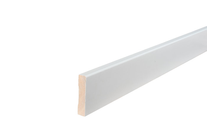 Fotlist 12x70 mm slett malt furu