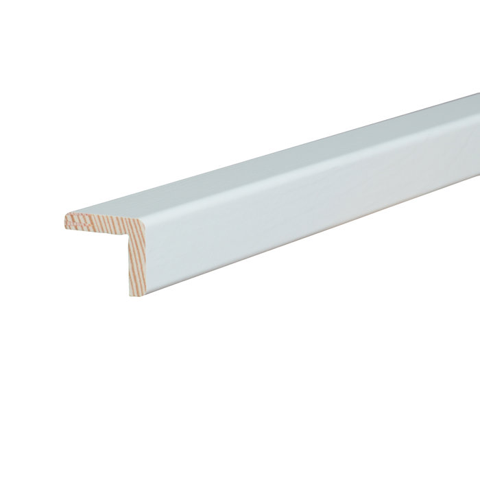 Vinkellist 45x45 mm malt furu