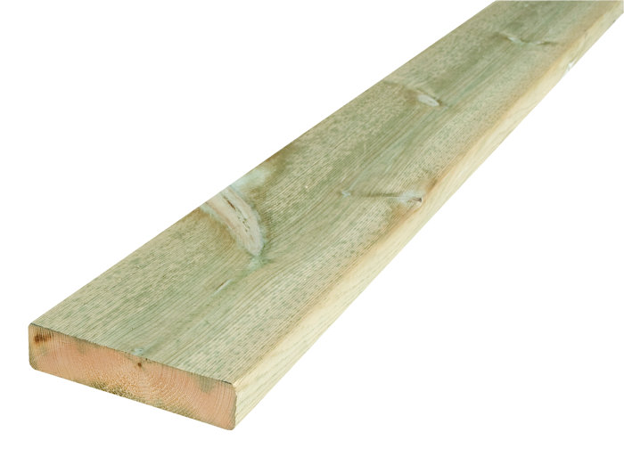 Furu terrassebord 28x120 mm 3,6 meter